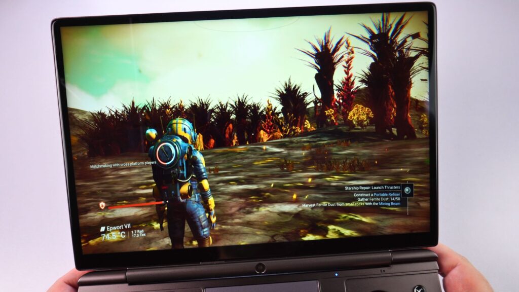 No Mans Sky on the GPD WIN MAX 2 2025