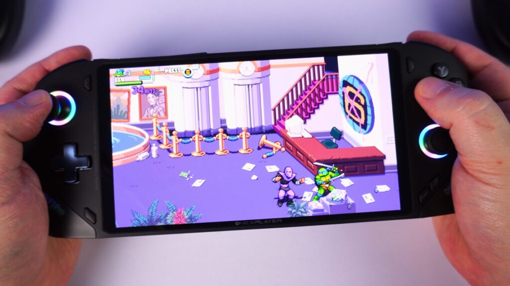TMNT Shredders Revenge on the ONEXPLAYER ONEXFLY F1 Pro