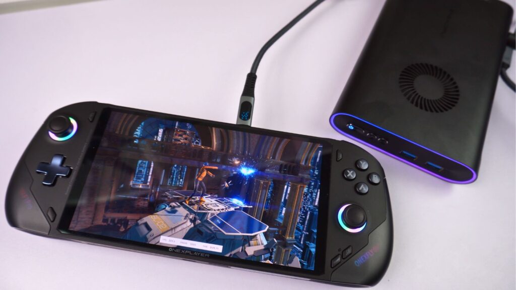 ONEXPLAYER ONEXFLY F1 Pro com ONEXPLAYER ONEXGPU