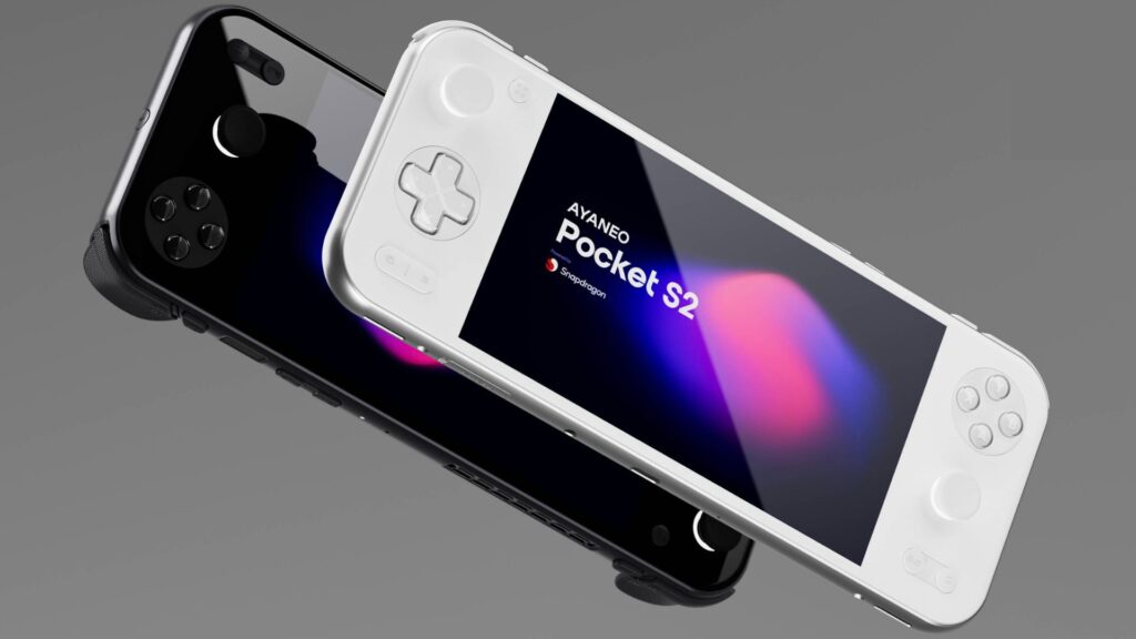 Modele AYANEO Pocket S2 negru și alb