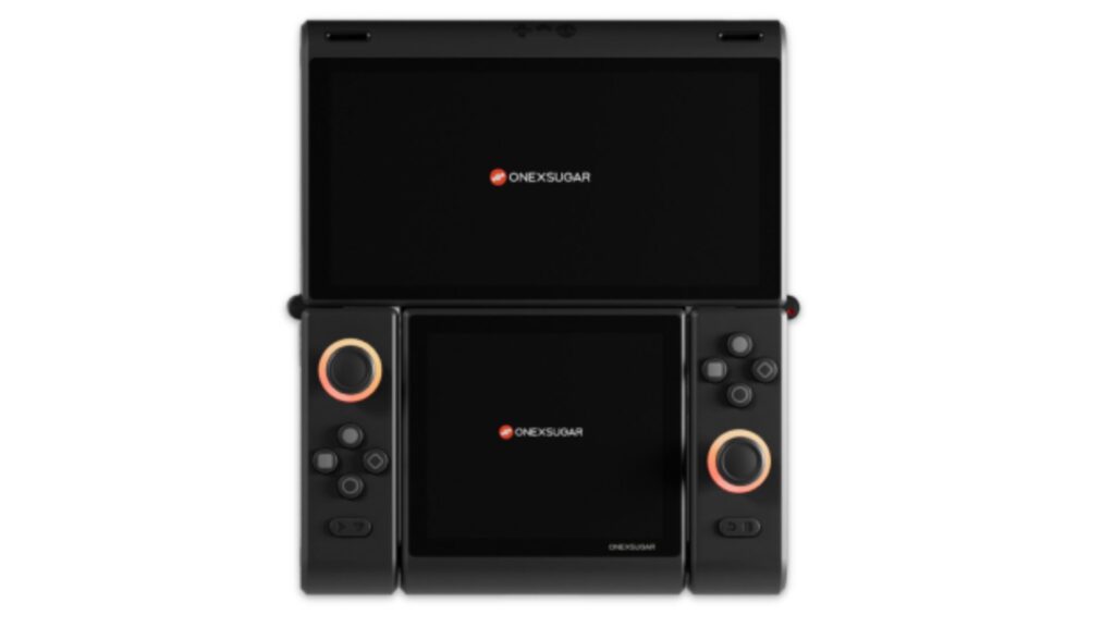 ONEXPLAYER ONEXSUGAR in dual display mode