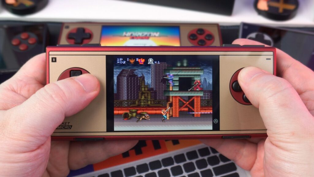 SNES emuliacija "AYANEO Pocket Micro Classic" įrenginyje