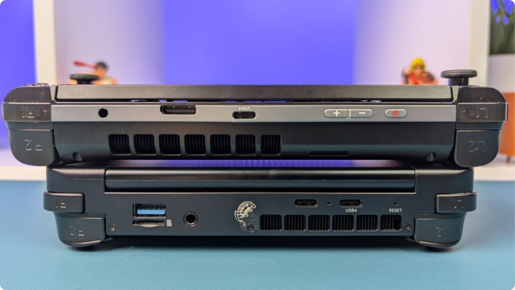 GPD WIN 4 2025 ir GPD WIN Mini 2025 prievadai