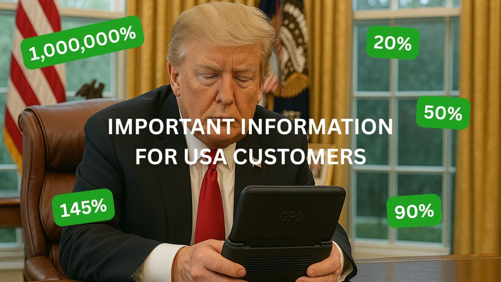 Trump Tariff - Important shipping information for USA customers