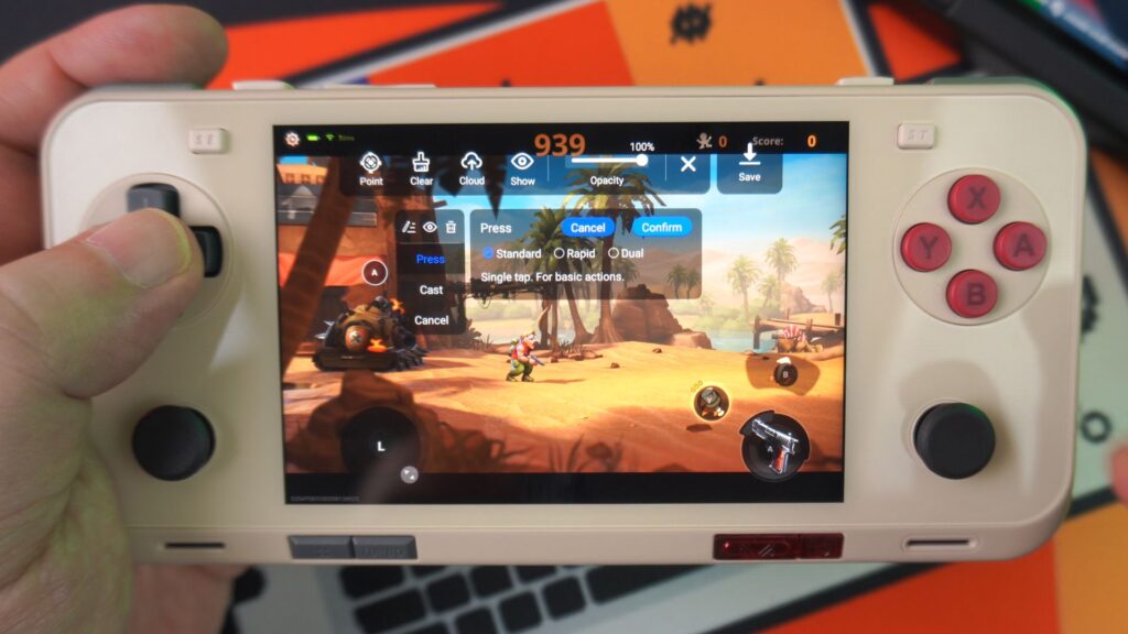 AYANEO Pocket ACE Screen Mapping
