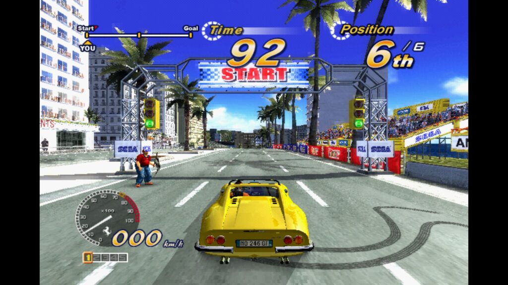 OutRun - Oorspronkelijke instellingen