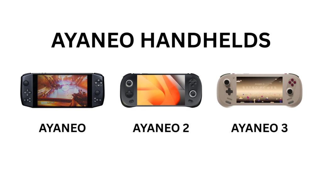 AYANEO handheld gaming PC series