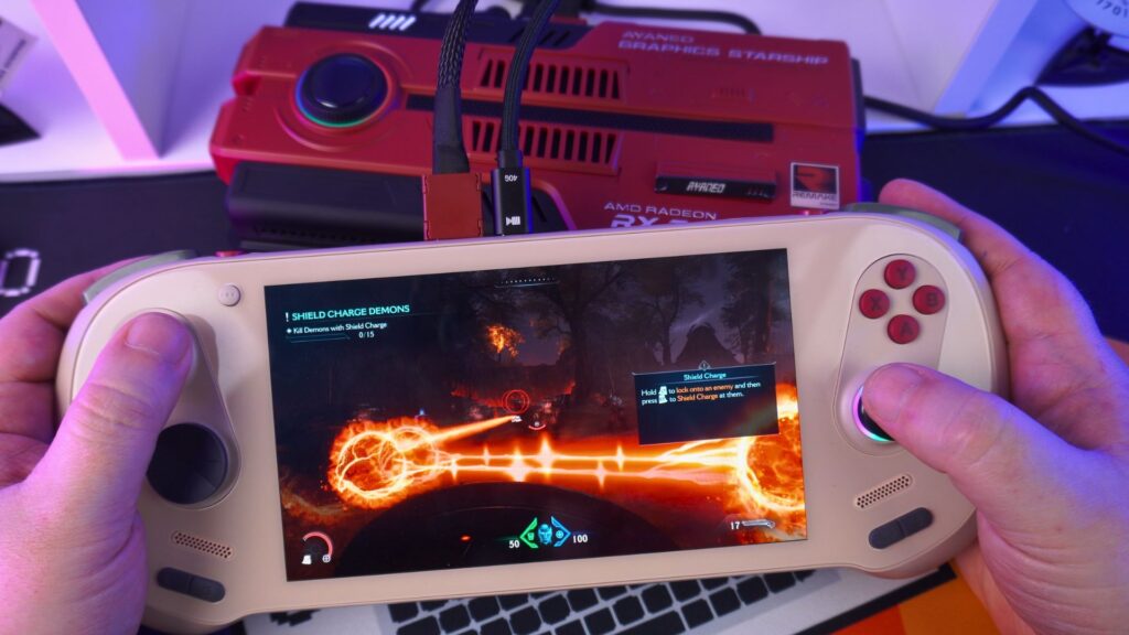 DOOM Dark Ages mit dem AYANEO AG01