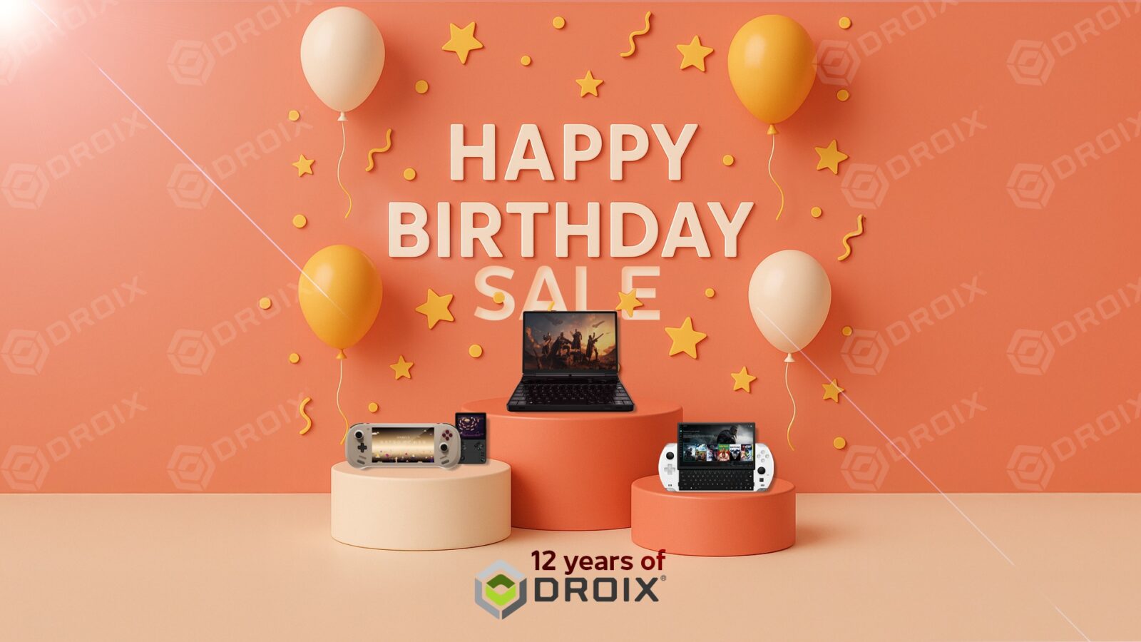 DROIX 12th anniversary sale