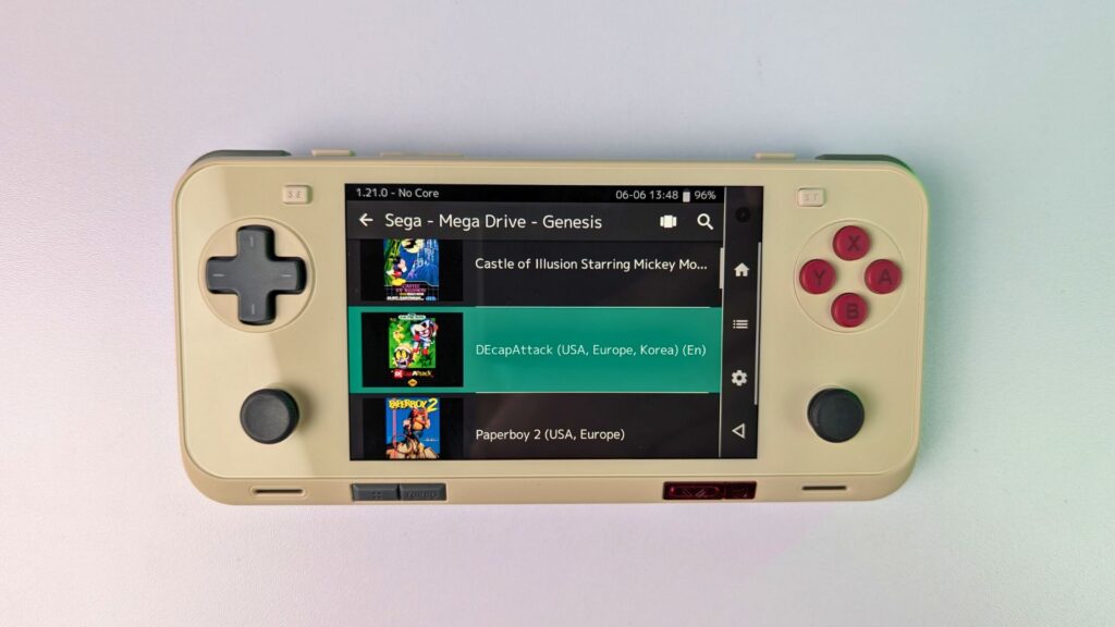 RetroArch pe AYANEO Pocket ACE