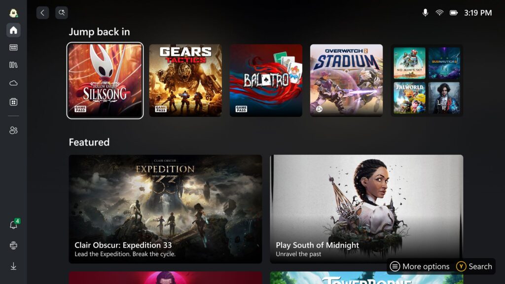 Xboxi kogemus pihuarvutitele