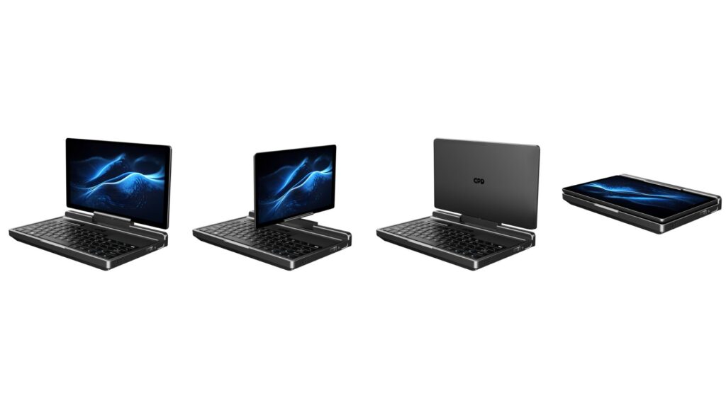 GPD MicroPC 2 Mini trasformazione da computer portatile a tablet