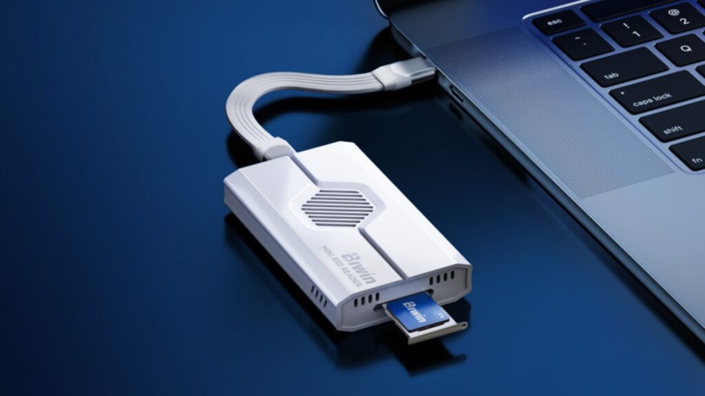 Biwin RD510 Mini SSD Reader určený pre Mini SSD