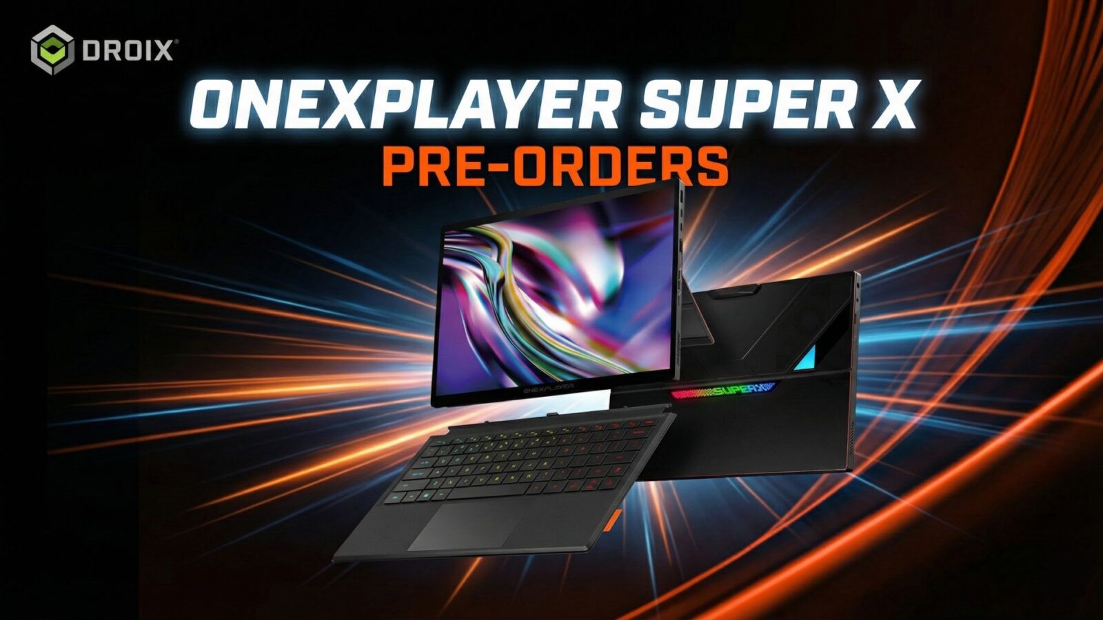 ONEXPLAYER SUPER X išankstiniai užsakymai