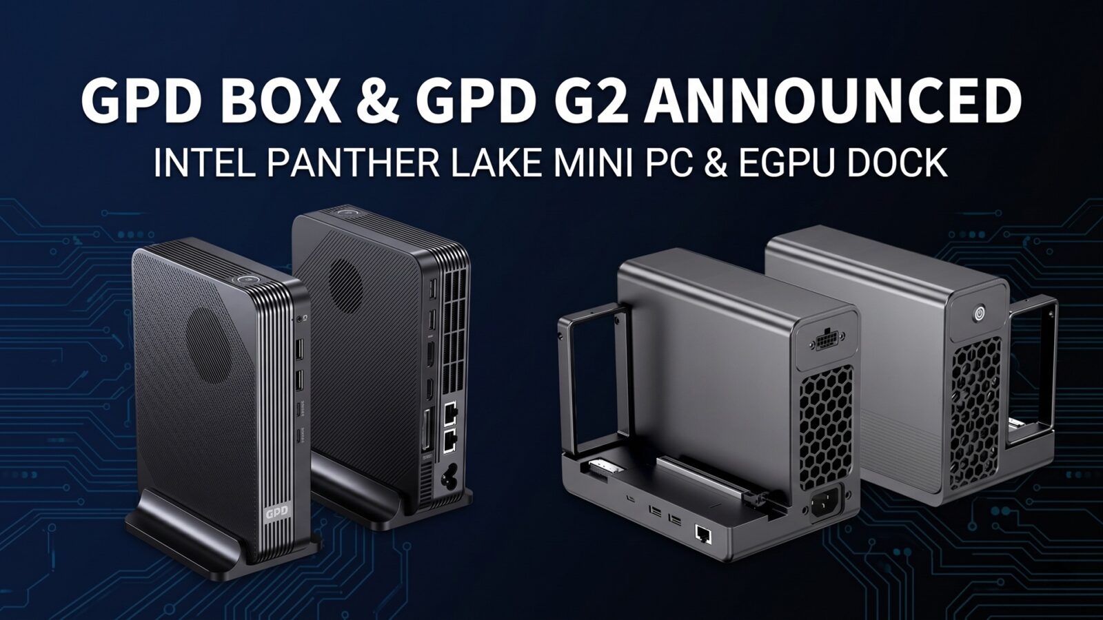 GPD BOX and GPD G2 announced