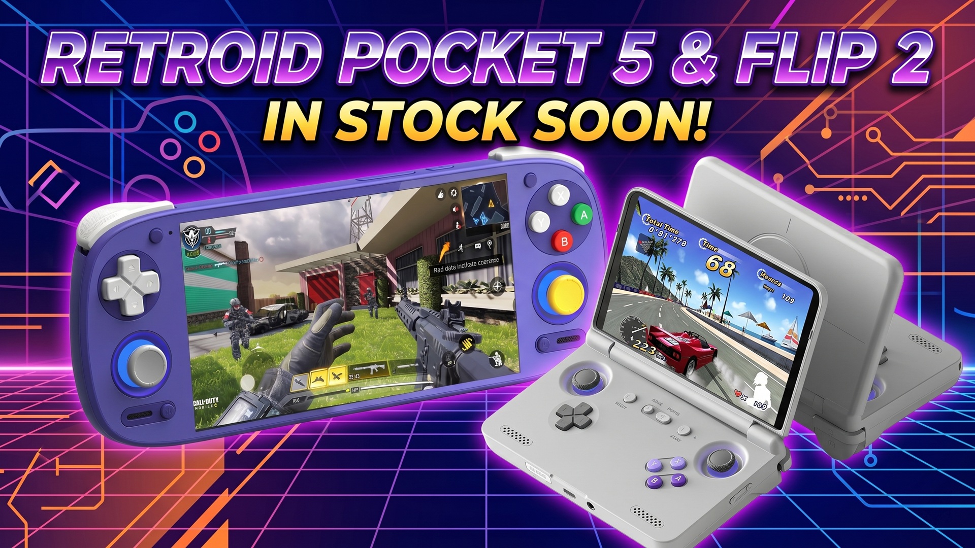 Retroid Pocket 5 and Retroid Pocket Flip 2 Coming Soon