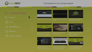DroidBOX® Control Centre YouTube Helper