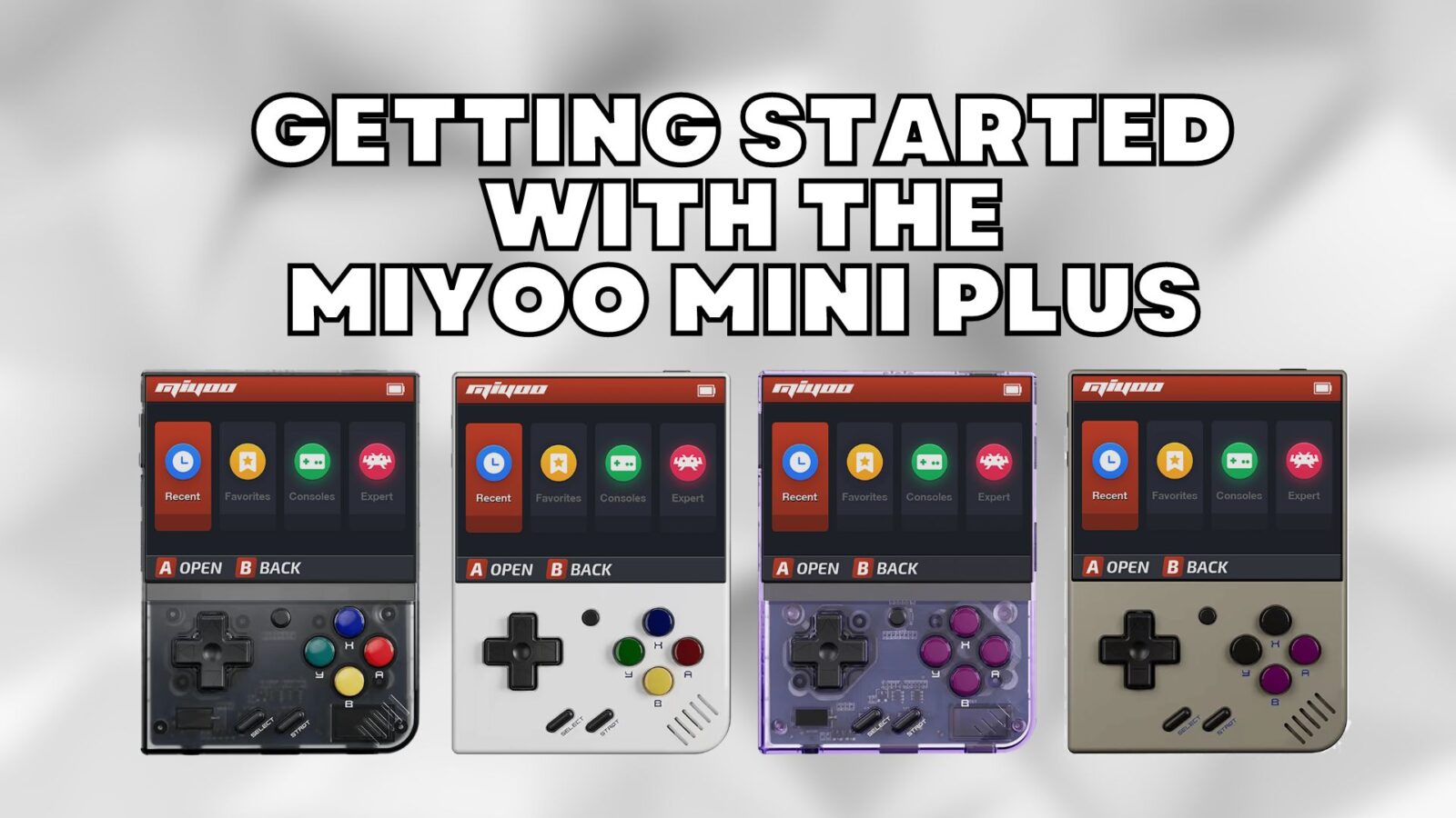 Getting started with the Miyoo Mini Plus