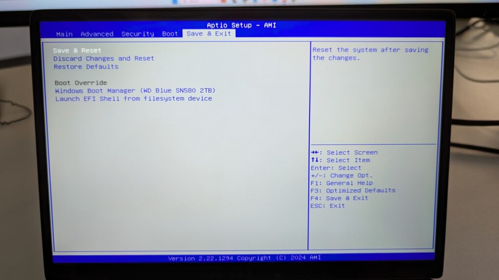 GPD WIN MAX 2 2025 - Uložit a ukončit