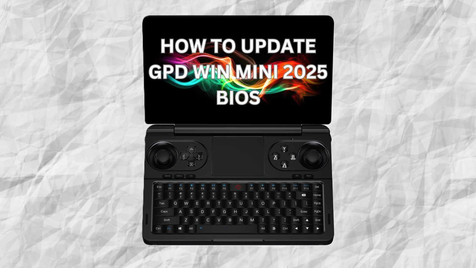 HOW TO UPDATE GPD WIN MINI BIOS
