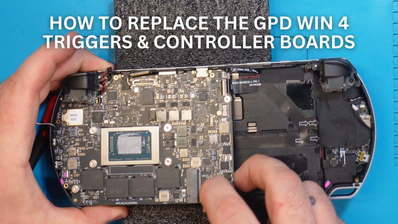 How to replace the GPD WIN 4 triggers and controller boards