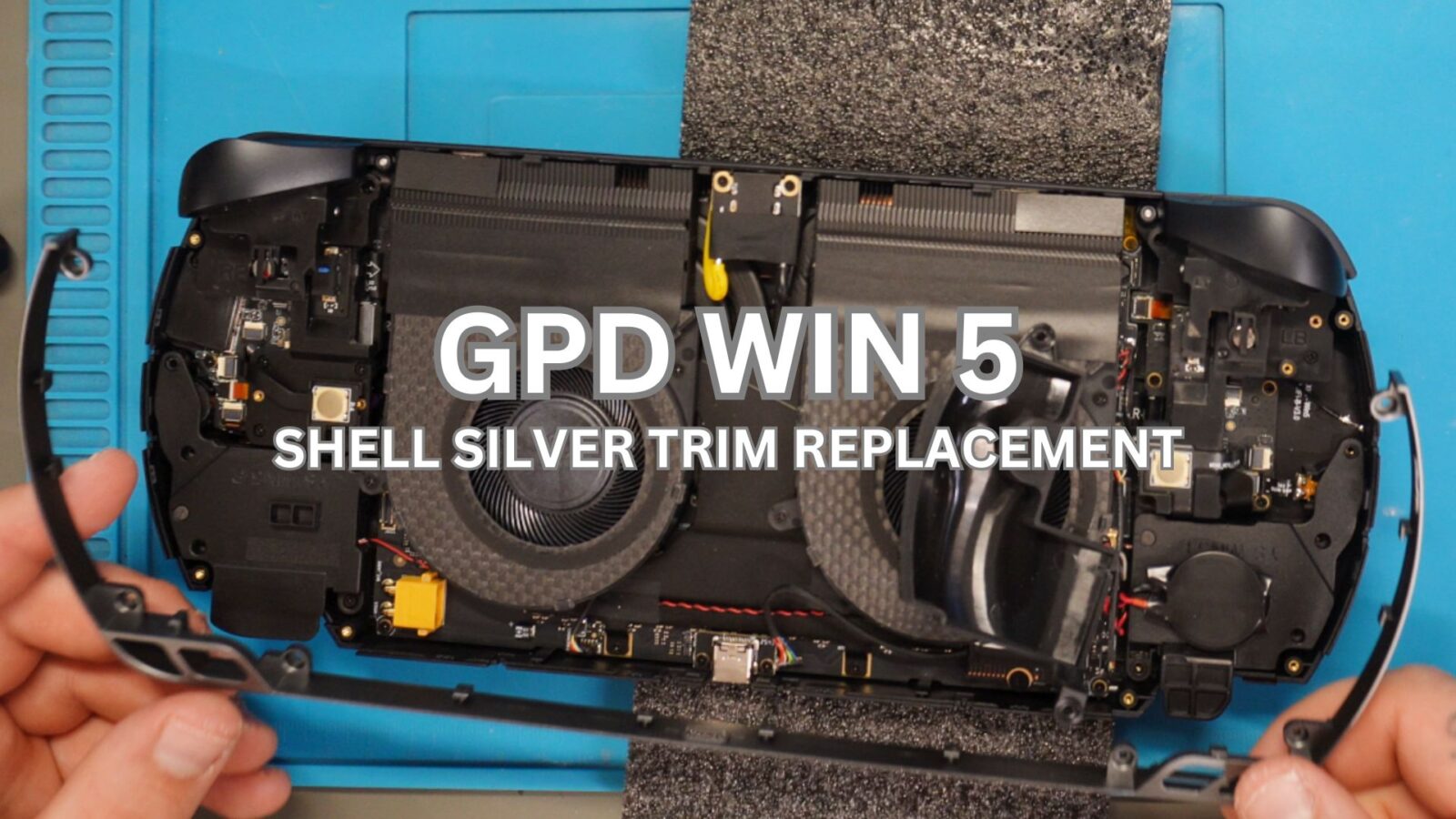 How to replace the GPD WIN 5 Shell silver trim