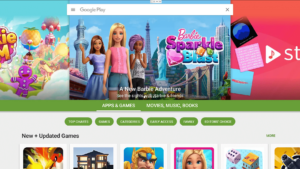 Play Store Opened