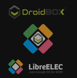 DroiX LibreELEC Schermata combinata Splash Screen