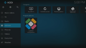 Kodi 17 Componenti aggiuntivi per la schermata iniziale di Kodi LibreELEC in evidenza