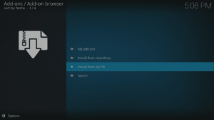 Kodi 17 I componenti aggiuntivi di Kodi LibreELEC si installano da ZIP Evidenziato