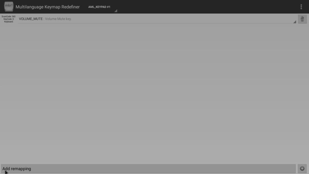 Mostrar o redefinidor de mapa de teclado multilíngue configurado