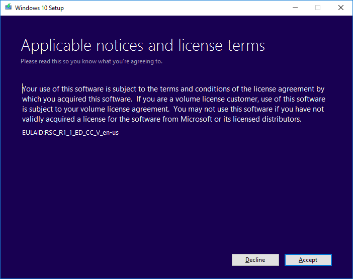 6 Licens til download af Windows 10 Anniversary Update