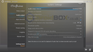 Sortie audio DBMC