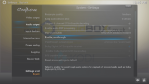 Sortie audio DBMC Suite