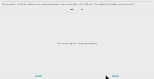 Confirm Update Installation