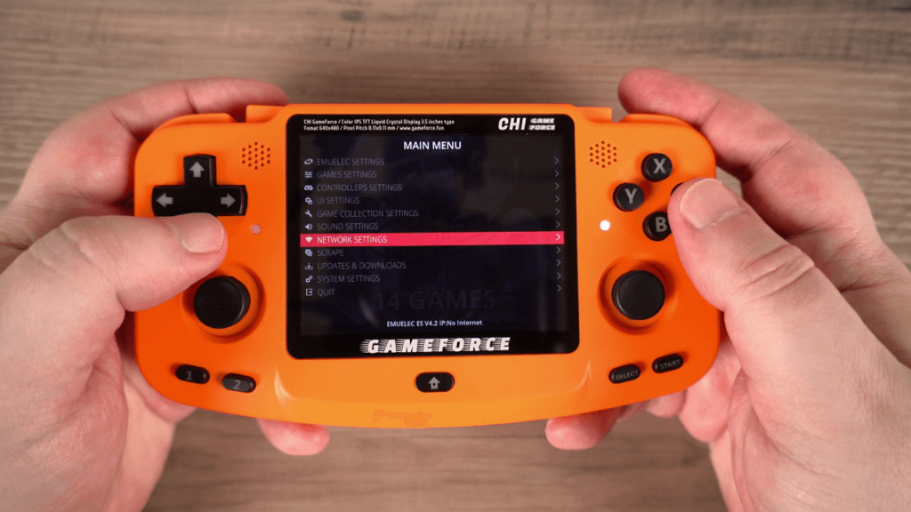 EmuELEC Network Settings