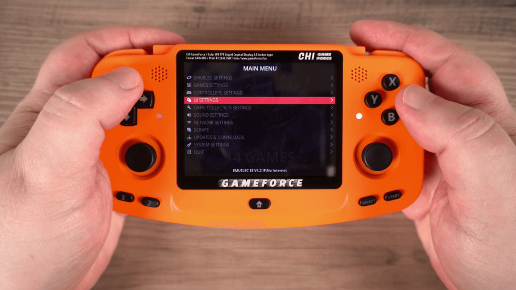 EmuELEC UI Settings