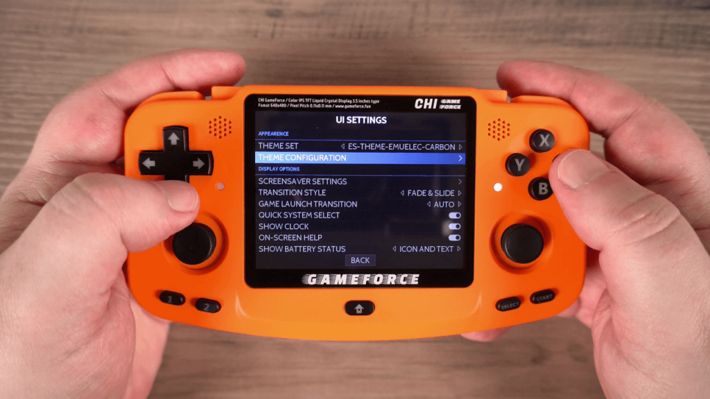 EmuELEC Theme Configuration