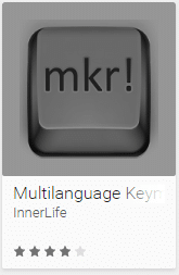 Resultado MKR no Redefinidor de mapas de teclado multilingue da Play Store da Google