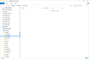 Windows Explorer LE Downloads Folder