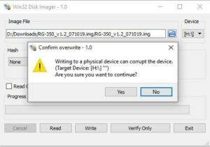 How to write custom firmware on RG350