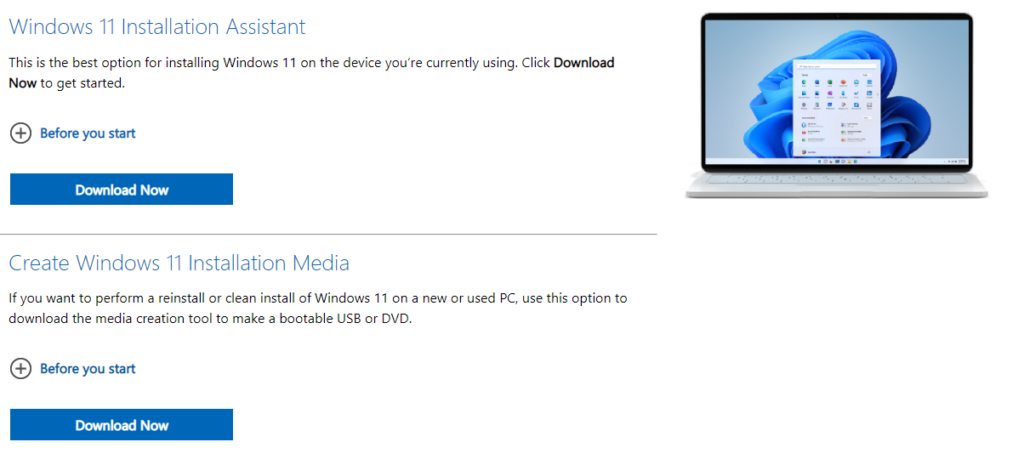 Windows 11 installation tool