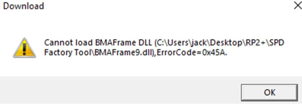 BMAFrame9.dll virhe