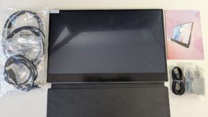 Portable monitor and accessories (Your model may differ)