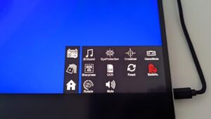 Portable monitor settings