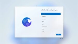 Windows Setup Screens