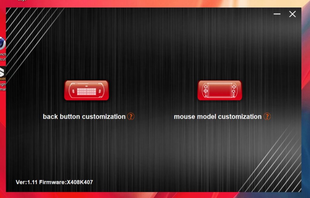 Menu główne GPD WinControl