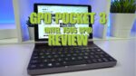 GPD Pocket 3 Mini Laptop with Intel processor featuring dual speakers for rich audio output