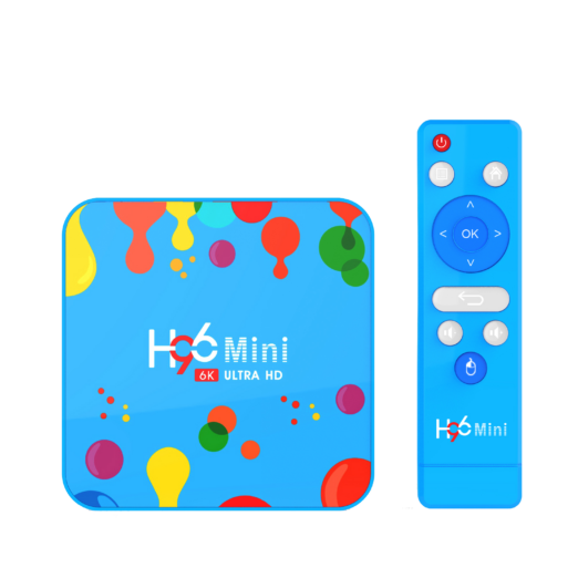 H96 Mini Android 9 Allwinner H6 4GB RAM 128GB Storage Android BOX HTPC - Front view
