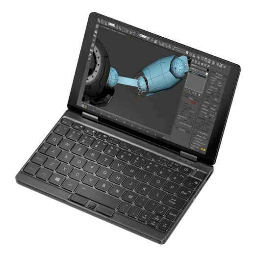 One Netbook Mix 3s Plus - Front View using AutoCAD